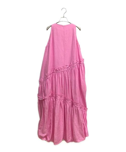 A VACATION（ア ヴァケーション）A VACATION (ア ヴァケーション) ノースリーブ・キャミソールワンピース ピンク サイズ:Fの古着・服飾アイテム