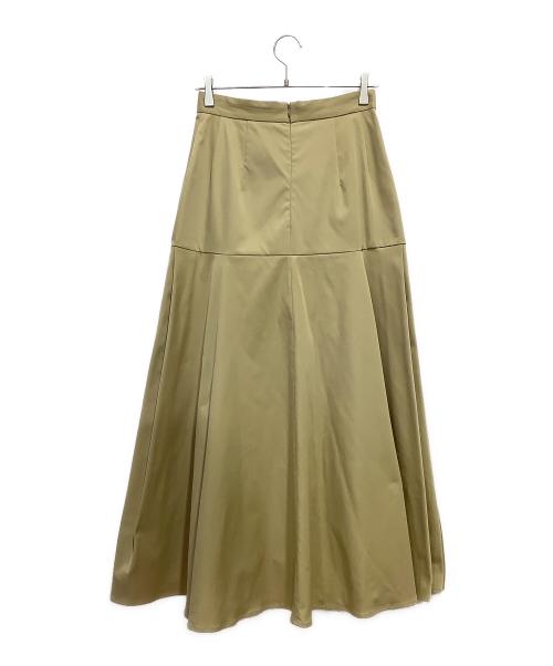 CLANE（クラネ）CLANE (クラネ) ランダム ヘム フレア スカート ベージュ サイズ:2の古着・服飾アイテム