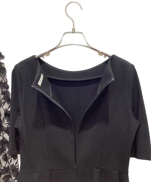 ESTNATION（エストネーション）ESTNATION (エストネーション) エンブロイダリーワンピース ブラック サイズ:38の古着・服飾アイテム