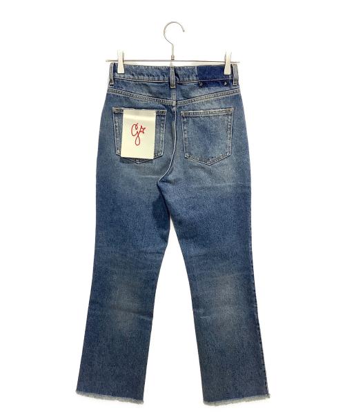 GOLDEN GOOSE（ゴールデングース）GOLDEN GOOSE (ゴールデングース) クロップド フレアジーンズ ミディアムウォッシュ ブルー サイズ:24の古着・服飾アイテム