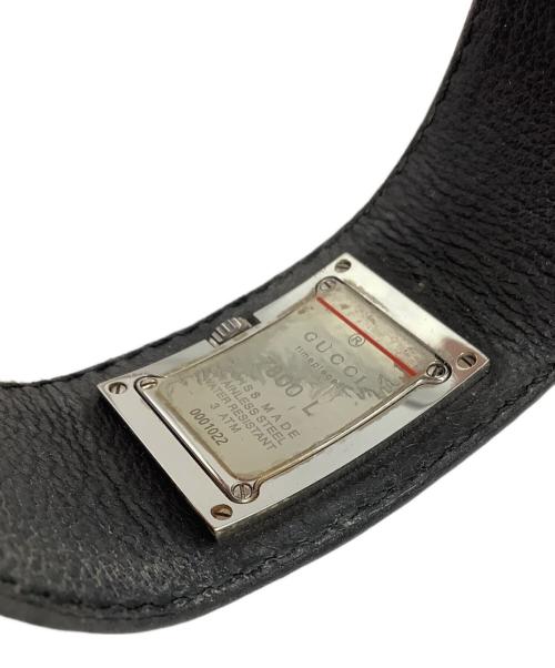 GUCCI（グッチ）GUCCI (グッチ) バングルウォッチ ブラックの古着・服飾アイテム