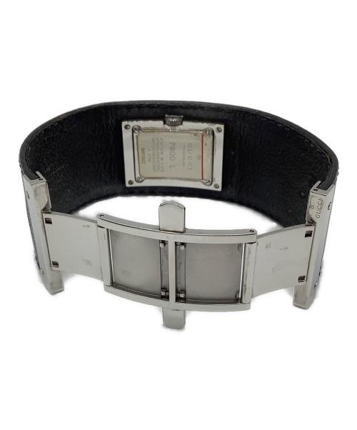 GUCCI（グッチ）GUCCI (グッチ) バングルウォッチ ブラックの古着・服飾アイテム