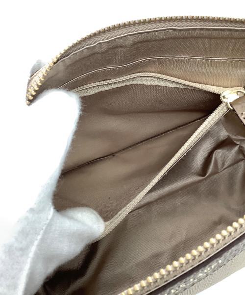 BLUE LABEL CRESTBRIDGE（ブルーレーベルクレストブリッジ）BLUE LABEL CRESTBRIDGE (ブルーレーベルクレストブリッジ) パーシャルクレストブリッジチェックPVCミニショルダー ベージュの古着・服飾アイテム