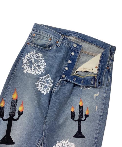 LEVI'S（リーバイス）LEVI'S (リーバイス) Virgil Abloh (ヴァージル・アブロー) Denim Tears 5Pデニムパンツ インディゴ サイズ:W33の古着・服飾アイテム