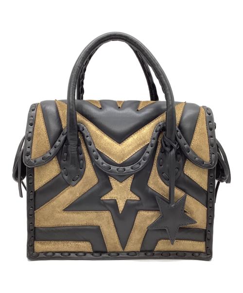 Carving Tribes（カービングトライブス）CARVING TRIBES (カービングトライブス) スターキルティングバッグ ゴールドの古着・服飾アイテム