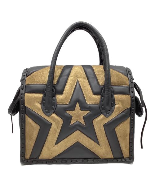 Carving Tribes（カービングトライブス）CARVING TRIBES (カービングトライブス) スターキルティングバッグ ゴールドの古着・服飾アイテム