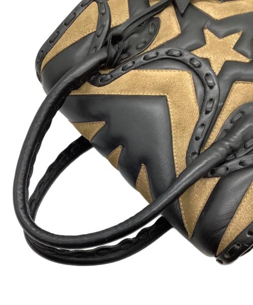 Carving Tribes（カービングトライブス）CARVING TRIBES (カービングトライブス) スターキルティングバッグ ゴールドの古着・服飾アイテム