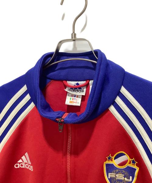 adidas（アディダス）adidas (アディダス) ユーゴスラビア代表 2000年 ジャージ セットアップ ブルー×レッド サイズ:Oの古着・服飾アイテム