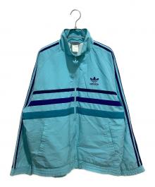 adidas（アディダス）の古着「トラックジャケット」｜スカイブルー