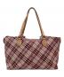 BURBERRY BLUE LABEL (バーバリー ブルー レーベル) ノバチェック 2WAY トートバッグ ピンク：10000円