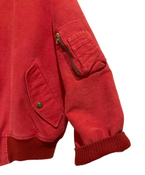 PINK HOUSE（ピンクハウス）PINK HOUSE (ピンクハウス) MA-1ジャケット レッド サイズ:-の古着・服飾アイテム