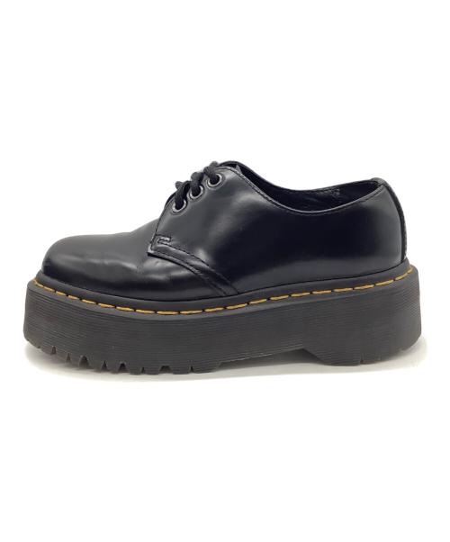 Dr.Martens（ドクターマーチン）Dr.Martens (ドクターマーチン) QUAD 3ホール シューズ ブラック サイズ:UK3の古着・服飾アイテム