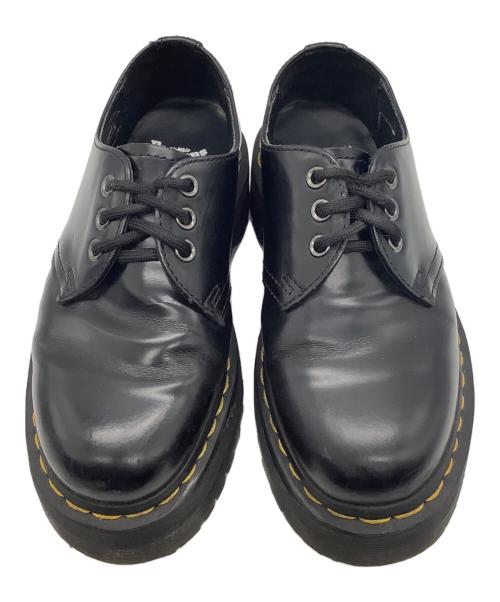 Dr.Martens（ドクターマーチン）Dr.Martens (ドクターマーチン) QUAD 3ホール シューズ ブラック サイズ:UK3の古着・服飾アイテム
