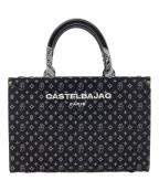 CASTELBAJACカステルバジャック）の古着「ヴェルサ 2WAYバッグ」｜ブラック×ホワイト