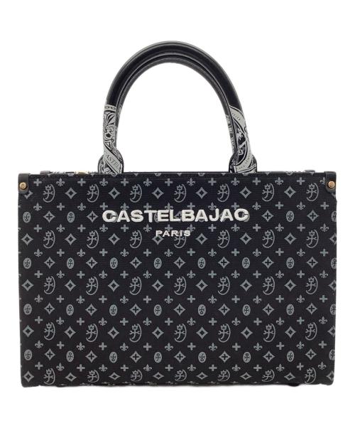 CASTELBAJAC（カステルバジャック）CASTELBAJAC (カステルバジャック) ヴェルサ 2WAYバッグ ブラック×ホワイトの古着・服飾アイテム