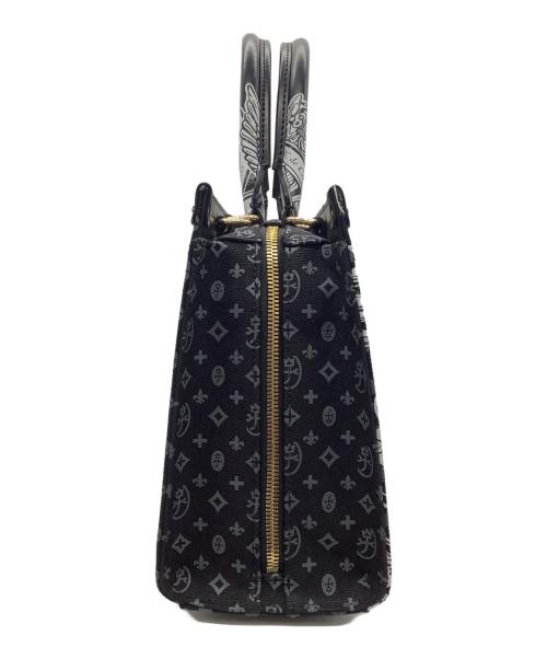 CASTELBAJAC（カステルバジャック）CASTELBAJAC (カステルバジャック) ヴェルサ 2WAYバッグ ブラック×ホワイトの古着・服飾アイテム