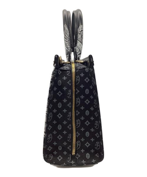 CASTELBAJAC（カステルバジャック）CASTELBAJAC (カステルバジャック) ヴェルサ 2WAYバッグ ブラック×ホワイトの古着・服飾アイテム