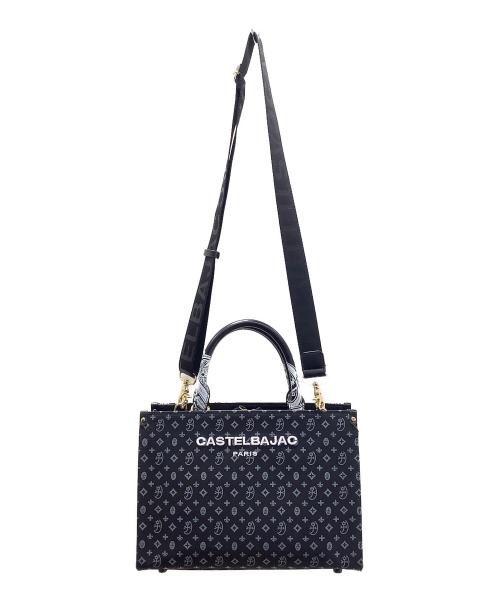 CASTELBAJAC（カステルバジャック）CASTELBAJAC (カステルバジャック) ヴェルサ 2WAYバッグ ブラック×ホワイトの古着・服飾アイテム