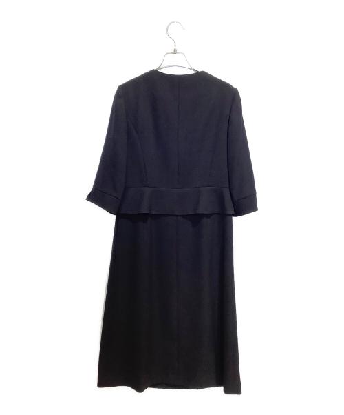 TOKYO SOIR（トウキョウソワール）TOKYO SOIR (トウキョウソワール) ブラックフォーマル ノーカラー アンサンブル ブラック サイズ:9の古着・服飾アイテム