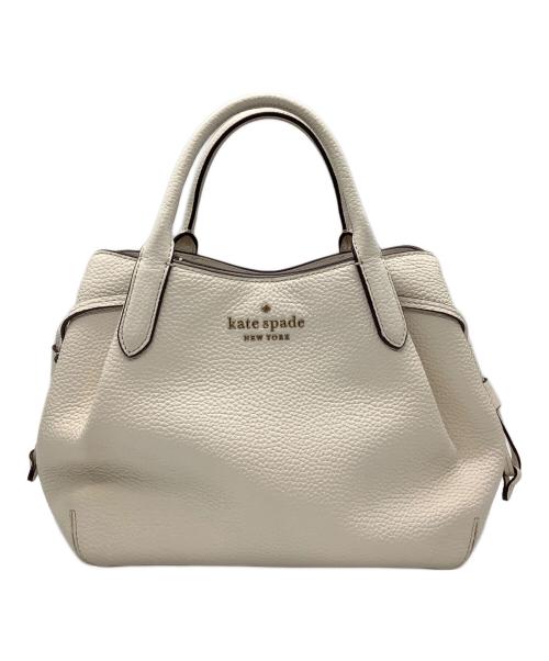 Kate Spade（ケイトスペード）Kate Spade (ケイトスペード) ハンドバッグ ホワイトの古着・服飾アイテム