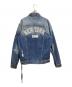 KITH (キス) バックロゴ3WAYデニムジャケット ブルー サイズ:M：13000円