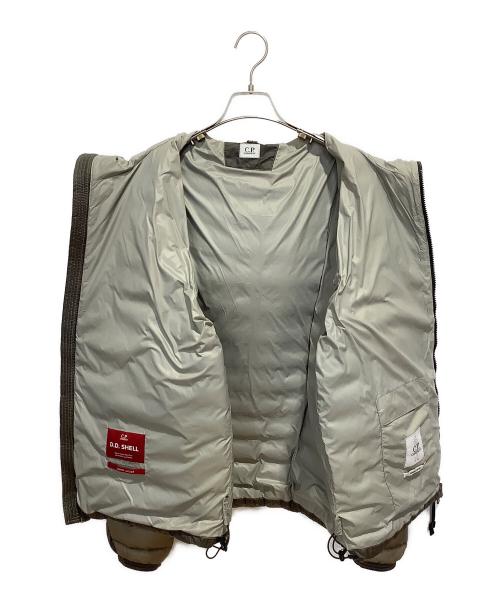 C.P COMPANY（シーピーカンパニー）C.P COMPANY (シーピーカンパニー) D.D. Shell Goggle Down Jacket FALLEN ROCK - GREY サイズ:XLの古着・服飾アイテム