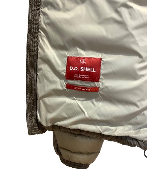 C.P COMPANY（シーピーカンパニー）C.P COMPANY (シーピーカンパニー) D.D. Shell Goggle Down Jacket FALLEN ROCK - GREY サイズ:XLの古着・服飾アイテム