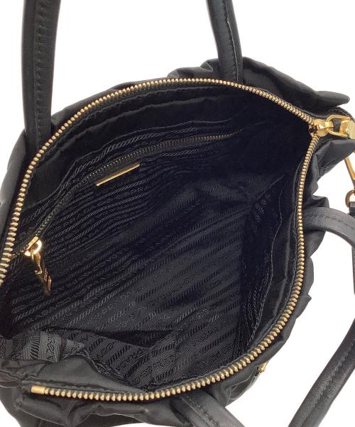 PRADA（プラダ）PRADA (プラダ) 2WAYショルダーバッグ ブラックの古着・服飾アイテム