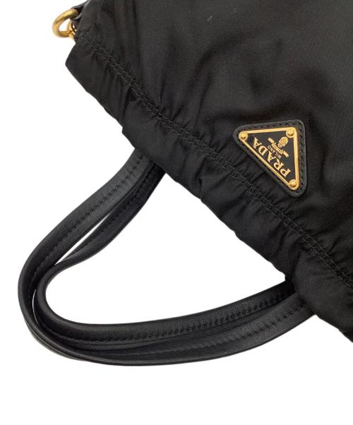 PRADA（プラダ）PRADA (プラダ) 2WAYショルダーバッグ ブラックの古着・服飾アイテム