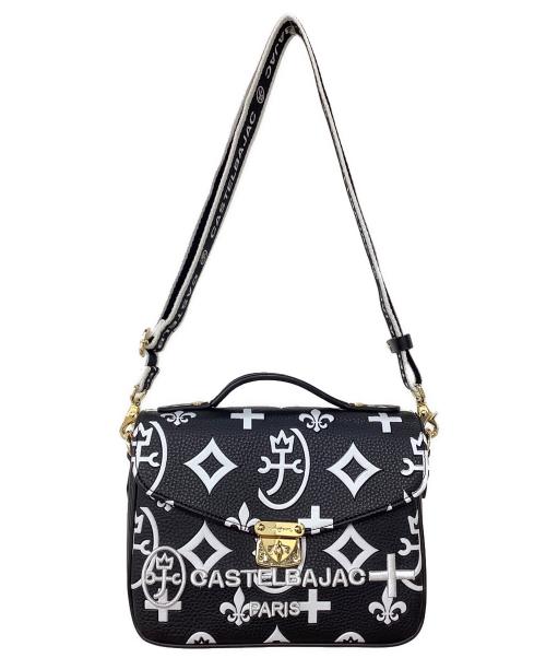CASTELBAJAC（カステルバジャック）CASTELBAJAC (カステルバジャック) ショルダーバッグ ブラックの古着・服飾アイテム