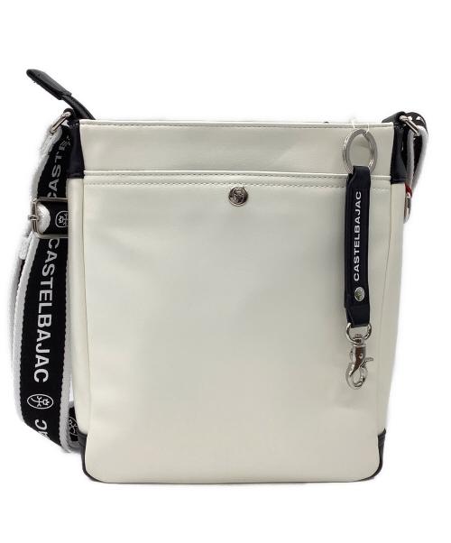 CASTELBAJAC（カステルバジャック）CASTELBAJAC (カステルバジャック) ショルダーバッグ ホワイトの古着・服飾アイテム
