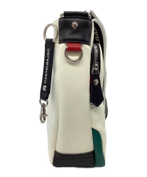 CASTELBAJAC（カステルバジャック）CASTELBAJAC (カステルバジャック) ショルダーバッグ ホワイトの古着・服飾アイテム