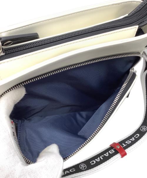 CASTELBAJAC（カステルバジャック）CASTELBAJAC (カステルバジャック) ショルダーバッグ ホワイトの古着・服飾アイテム