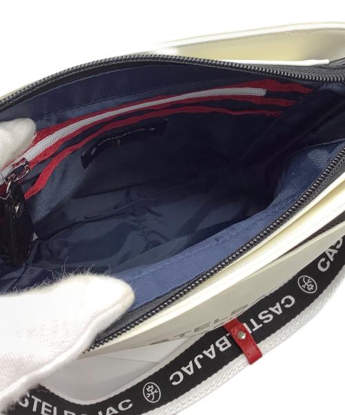 CASTELBAJAC（カステルバジャック）CASTELBAJAC (カステルバジャック) ショルダーバッグ ホワイトの古着・服飾アイテム