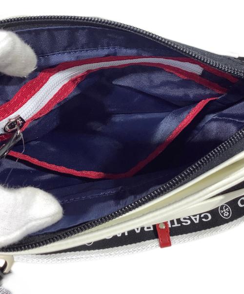 CASTELBAJAC（カステルバジャック）CASTELBAJAC (カステルバジャック) ショルダーバッグ ホワイトの古着・服飾アイテム