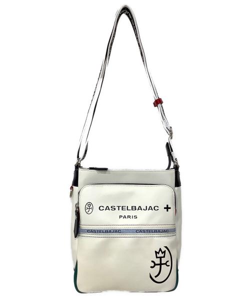 CASTELBAJAC（カステルバジャック）CASTELBAJAC (カステルバジャック) ショルダーバッグ ホワイトの古着・服飾アイテム