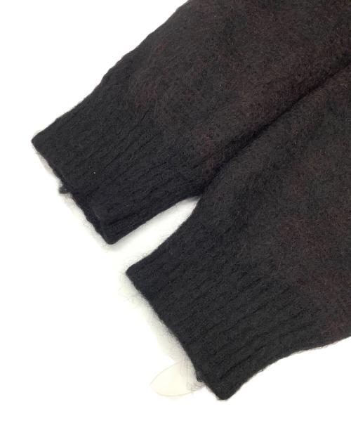 Needles（ニードルズ）Needles (ニードルズ) 厚手カーディガン ブラック×レッド サイズ:Sの古着・服飾アイテム