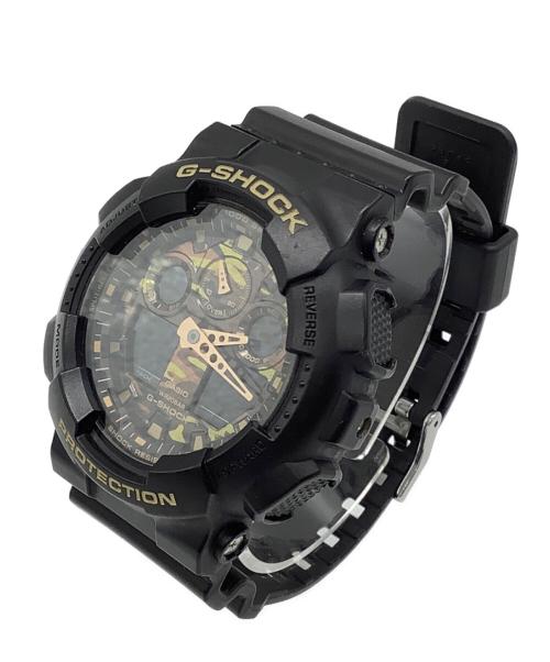 CASIO（カシオ）CASIO (カシオ) G-SHOCK GA-100CF ラバーベルト デジアナウォッチ ブラックの古着・服飾アイテム