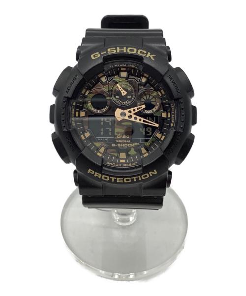 CASIO（カシオ）CASIO (カシオ) G-SHOCK GA-100CF ラバーベルト デジアナウォッチ ブラックの古着・服飾アイテム