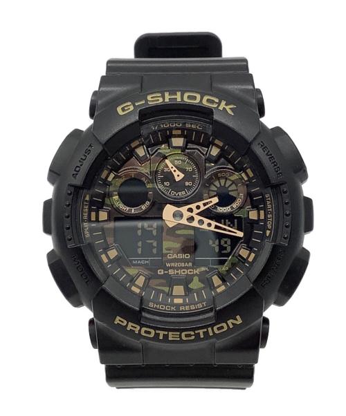 CASIO（カシオ）CASIO (カシオ) G-SHOCK GA-100CF ラバーベルト デジアナウォッチ ブラックの古着・服飾アイテム