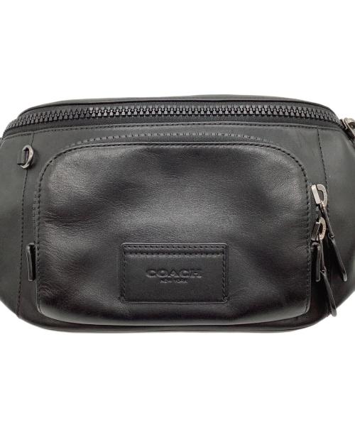 COACH（コーチ）COACH (コーチ) トラック ベルト バッグ ブラックの古着・服飾アイテム