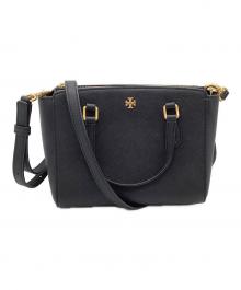 TORY BURCH（トリーバーチ）の古着「2WAYショルダーバッグ」｜ブラック