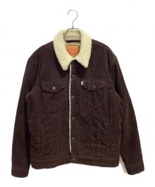 LEVI'S（リーバイス）の古着「Sherpa Trucker Jacket」｜ブラウン