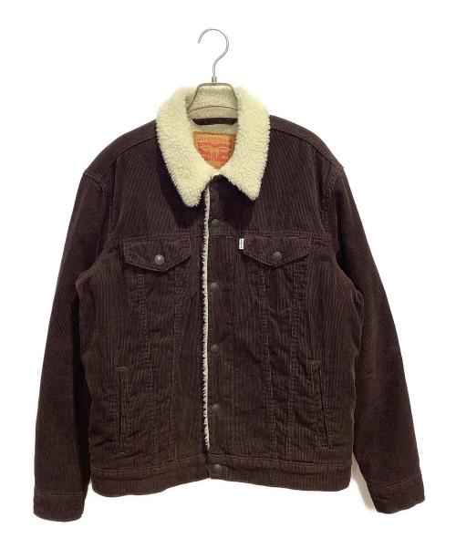 LEVI'S（リーバイス）LEVI'S (リーバイス) Sherpa Trucker Jacket ブラウン サイズ:Lの古着・服飾アイテム