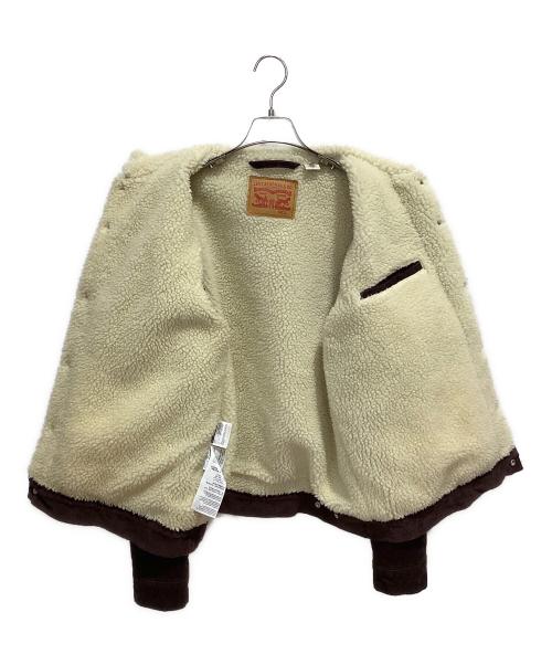 LEVI'S（リーバイス）LEVI'S (リーバイス) Sherpa Trucker Jacket ブラウン サイズ:Lの古着・服飾アイテム