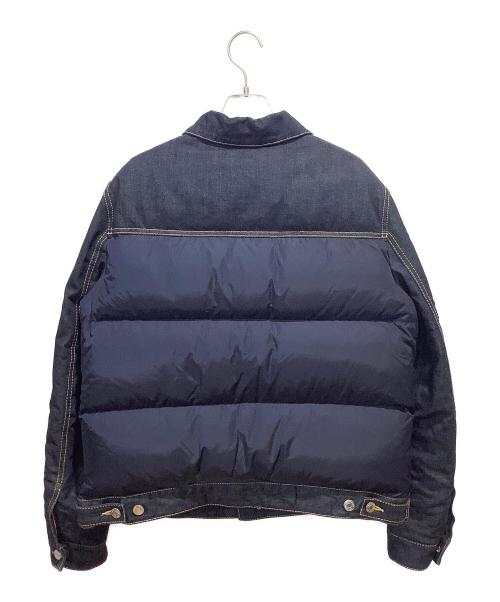 DSQUARED2（ディースクエアード）DSQUARED2 (ディースクエアード) Hybrid Puffer Jean Jacket インディゴ サイズ:44の古着・服飾アイテム