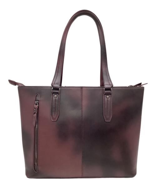 Joya（ジョーヤ）JOYA (ジョーヤ) レザートートバッグ レッドの古着・服飾アイテム