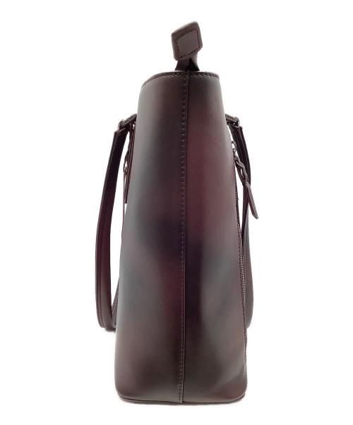 Joya（ジョーヤ）JOYA (ジョーヤ) レザートートバッグ レッドの古着・服飾アイテム