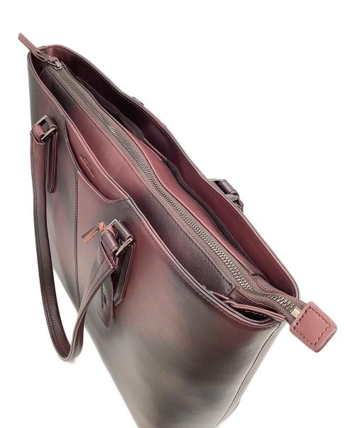 Joya（ジョーヤ）JOYA (ジョーヤ) レザートートバッグ レッドの古着・服飾アイテム