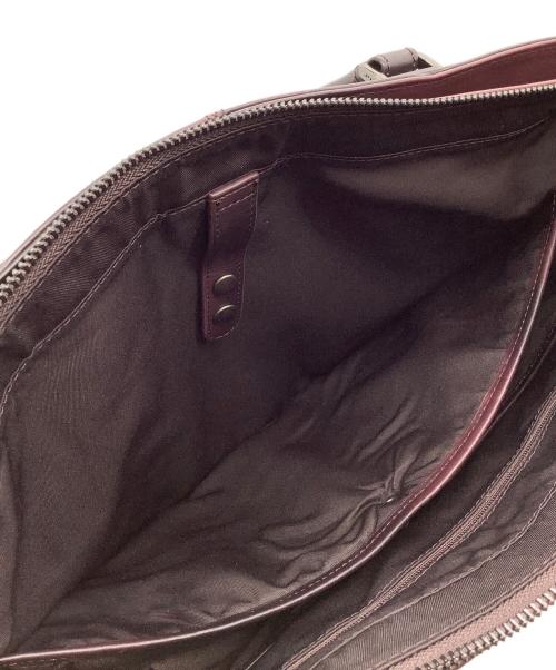 Joya（ジョーヤ）JOYA (ジョーヤ) レザートートバッグ レッドの古着・服飾アイテム